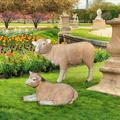 Design Toscano Merino Ewe Life-Size Lambs Statue Collection: Set of Two NE9110012